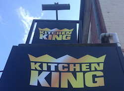 kitchen king projecting signs