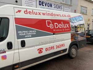 Delux windows van wrap